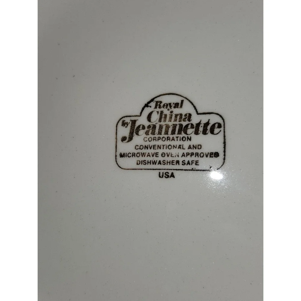 Vintage Royal China by Jeannette Apple Pie Recipe Pie Plate 10